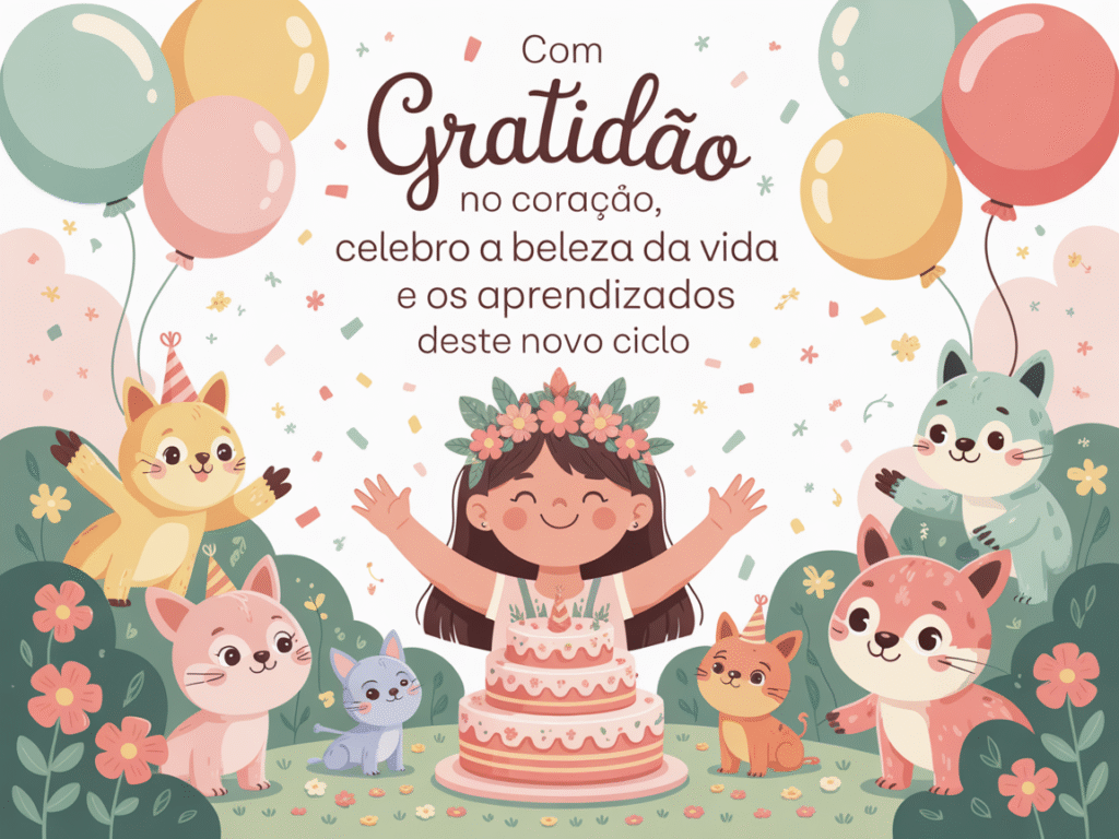 Parabéns para mim gratidão