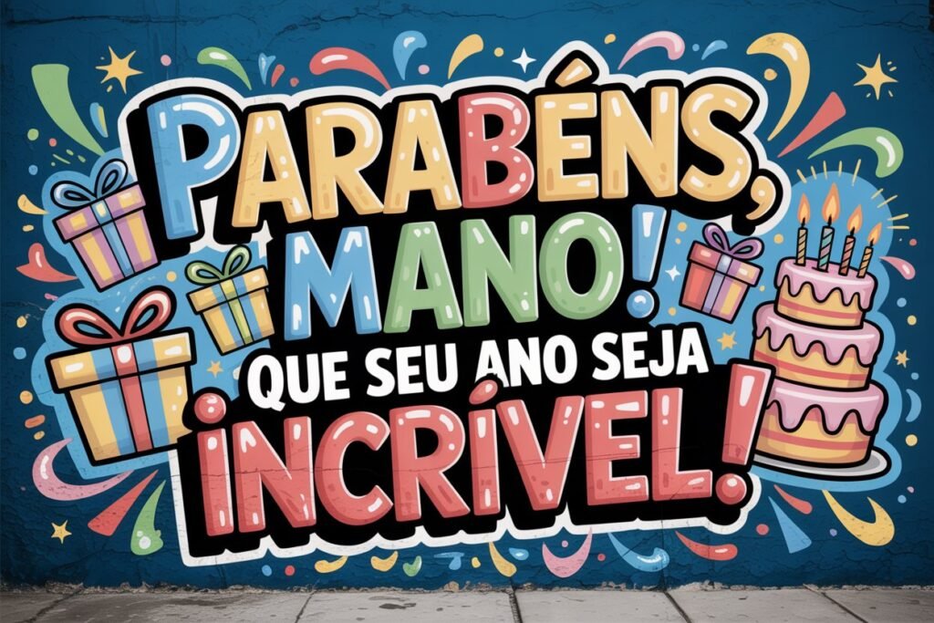 Imagens com texto de aniversário para irmão