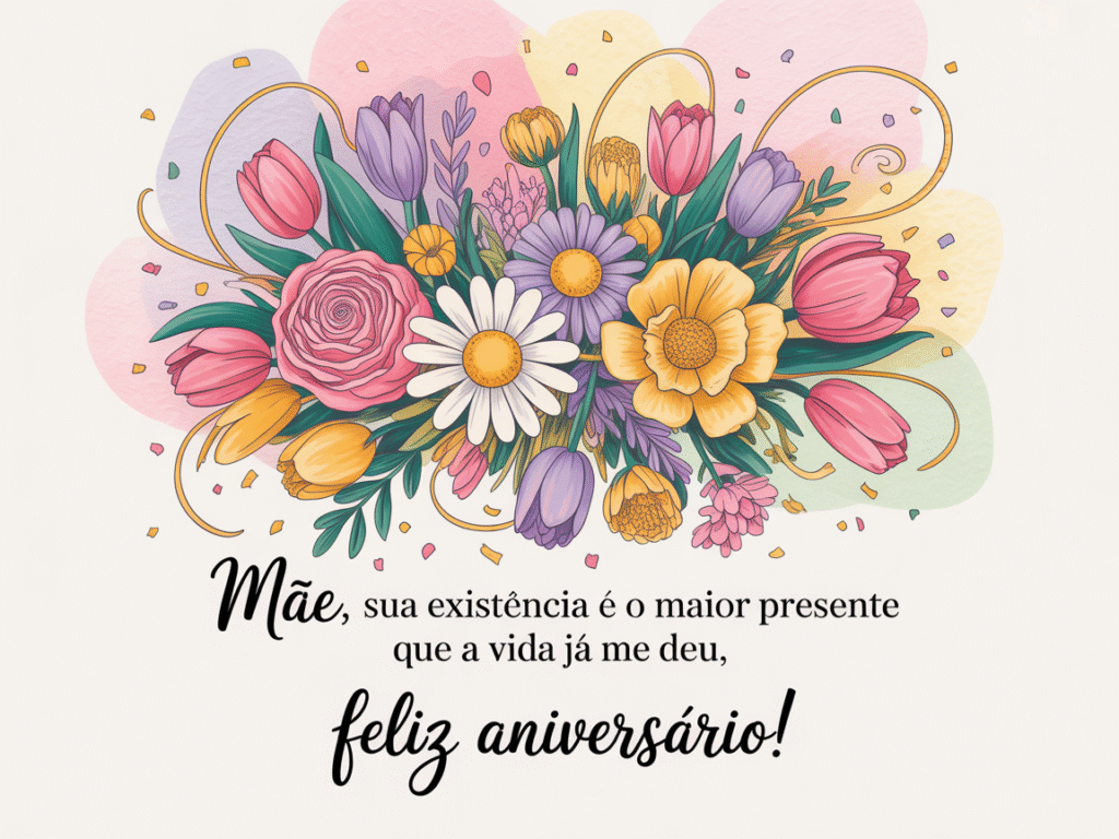 Texto de Feliz Aniversário para Mãe Emocionante Grande