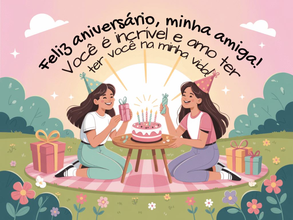 Texto de aniversário para melhor amiga WhatsApp