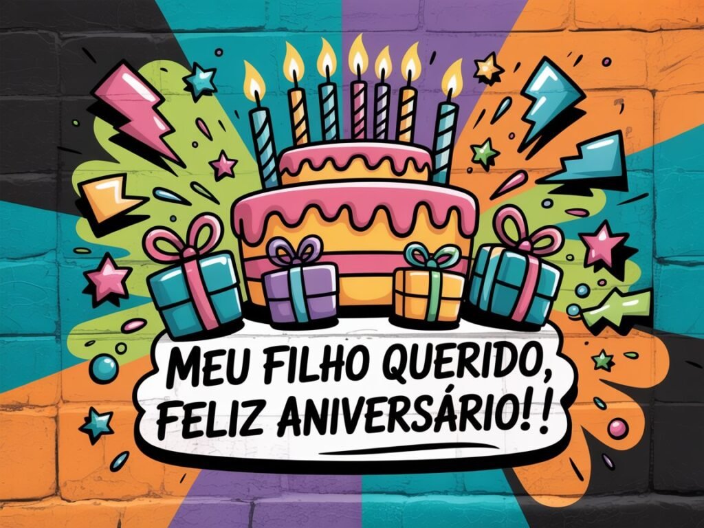 Uma mensagem de aniversário de mãe para filho