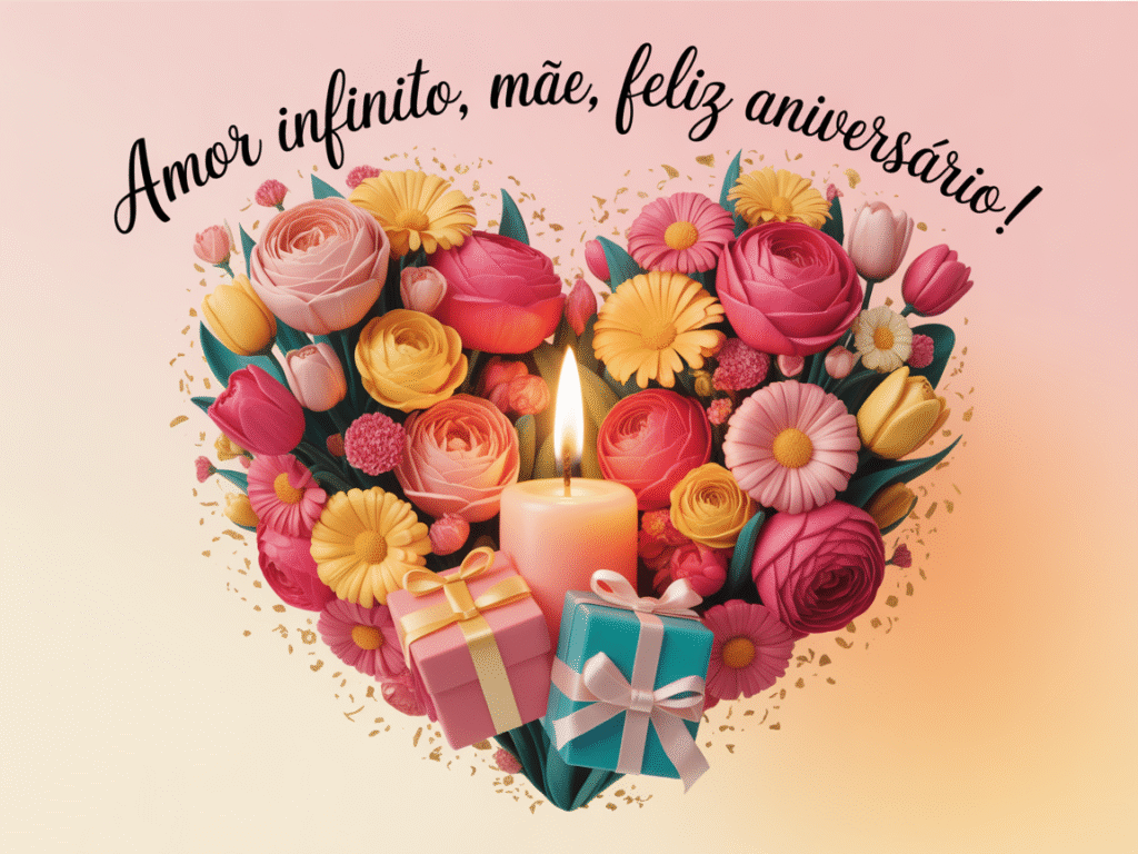 Imagens com texto de feliz aniversário para mãe emocionante​