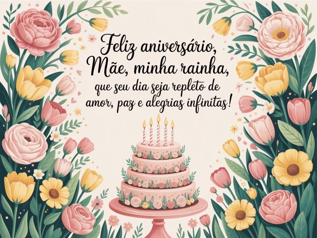 Feliz Aniversário, Mãe, Minha Rainha