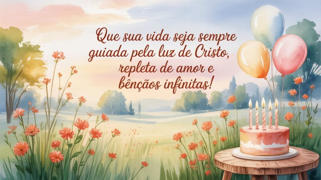 Feliz Aniversário Gospel para Irmã