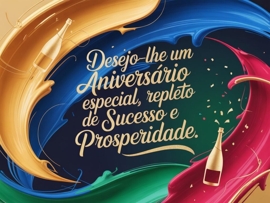 Parabéns formal para chefe