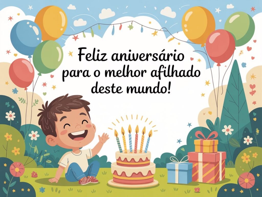 Mensagem de aniversário para afilhado adulto