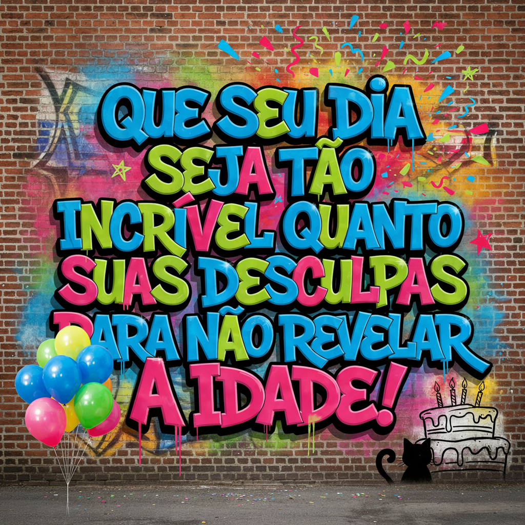 Mensagens de aniversário engraçadas para celular