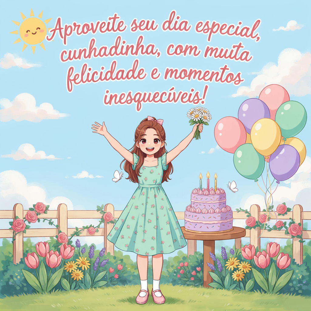 Feliz aniversário, cunhadinha!