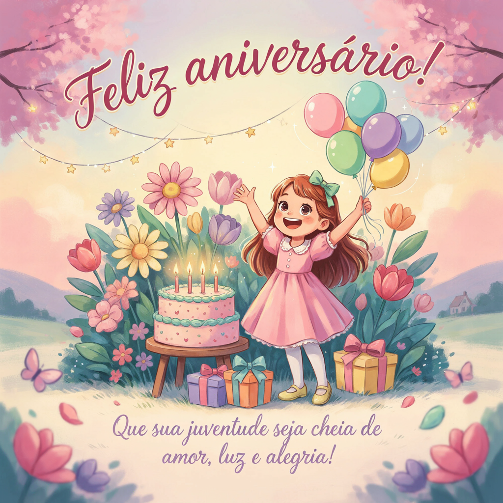 Mensagem De Aniversário Para Uma Jovem Especial