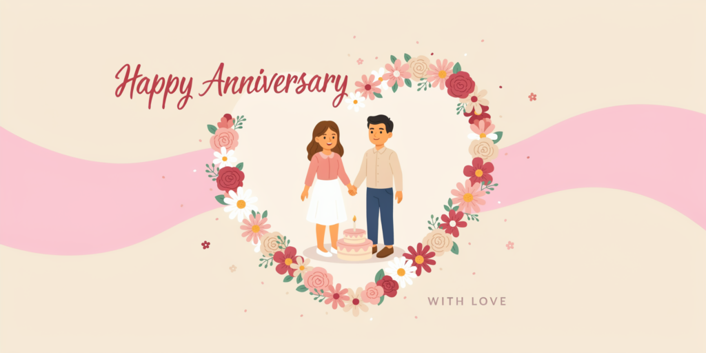 Parabéns ao Casal Pelo Aniversário de Casamento