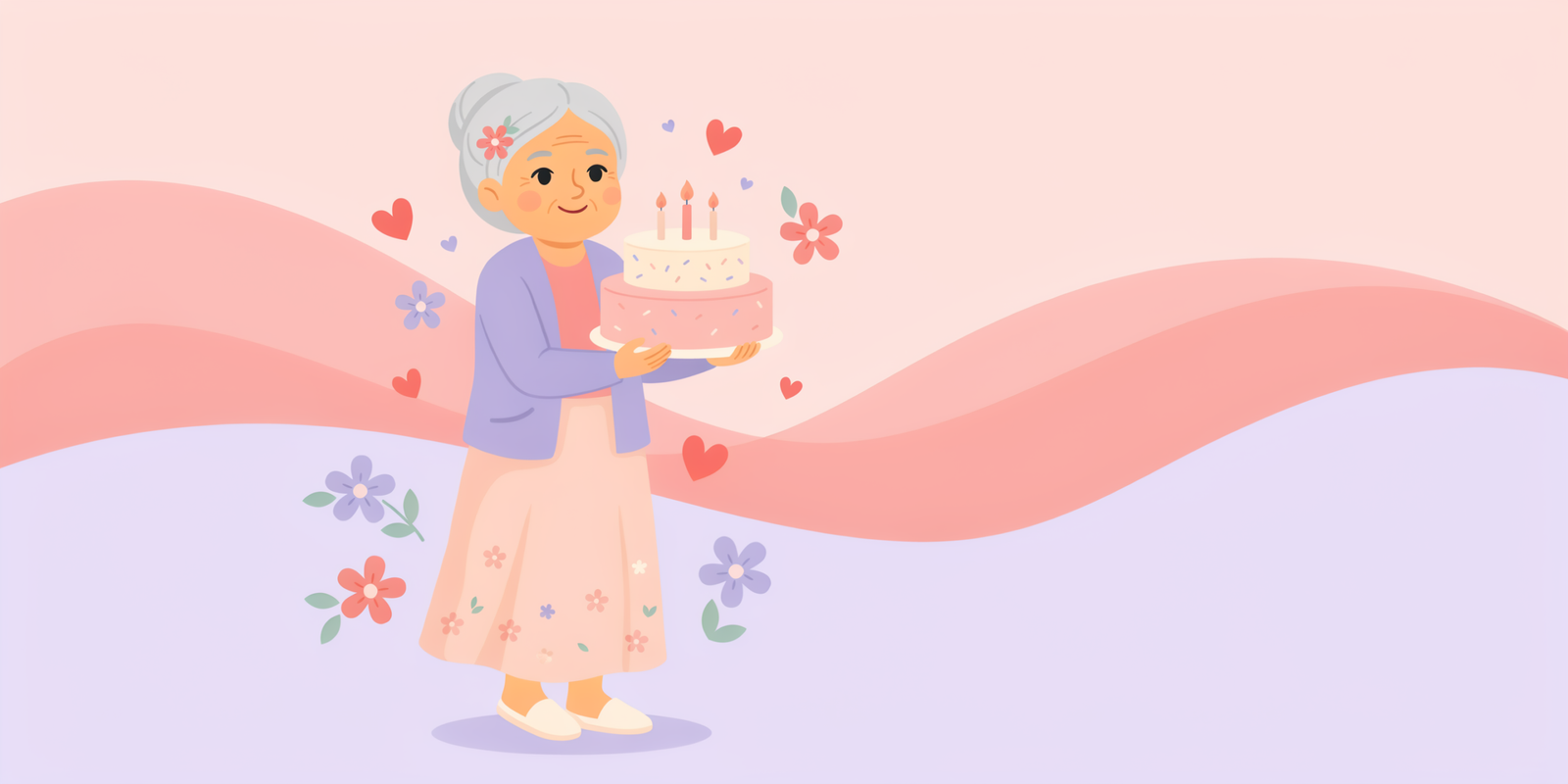 Feliz Aniversário, Vovó: Texto Pequeno