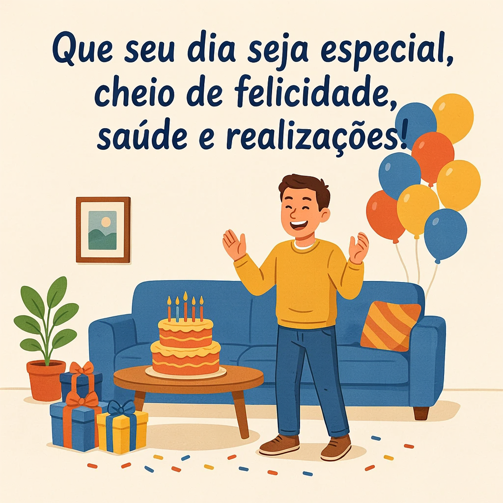 Mensagem de Aniversário Para Homem WhatsApp