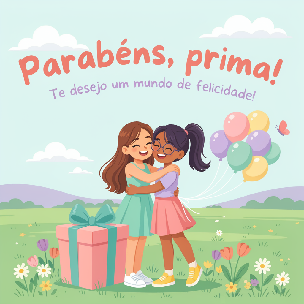 Imagens com mensagem emocionante de aniversário para prima irmã