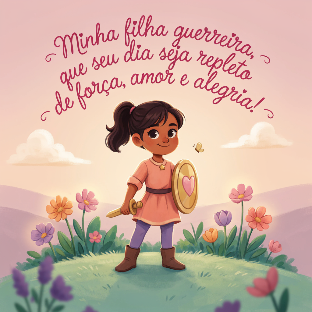 Mensagem de aniversário para filha guerreira