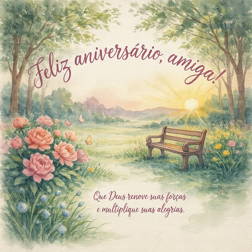 Frases de Aniversário Gospel para Amiga