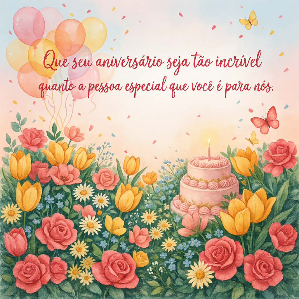 Feliz Aniversário Para Alguém Especial