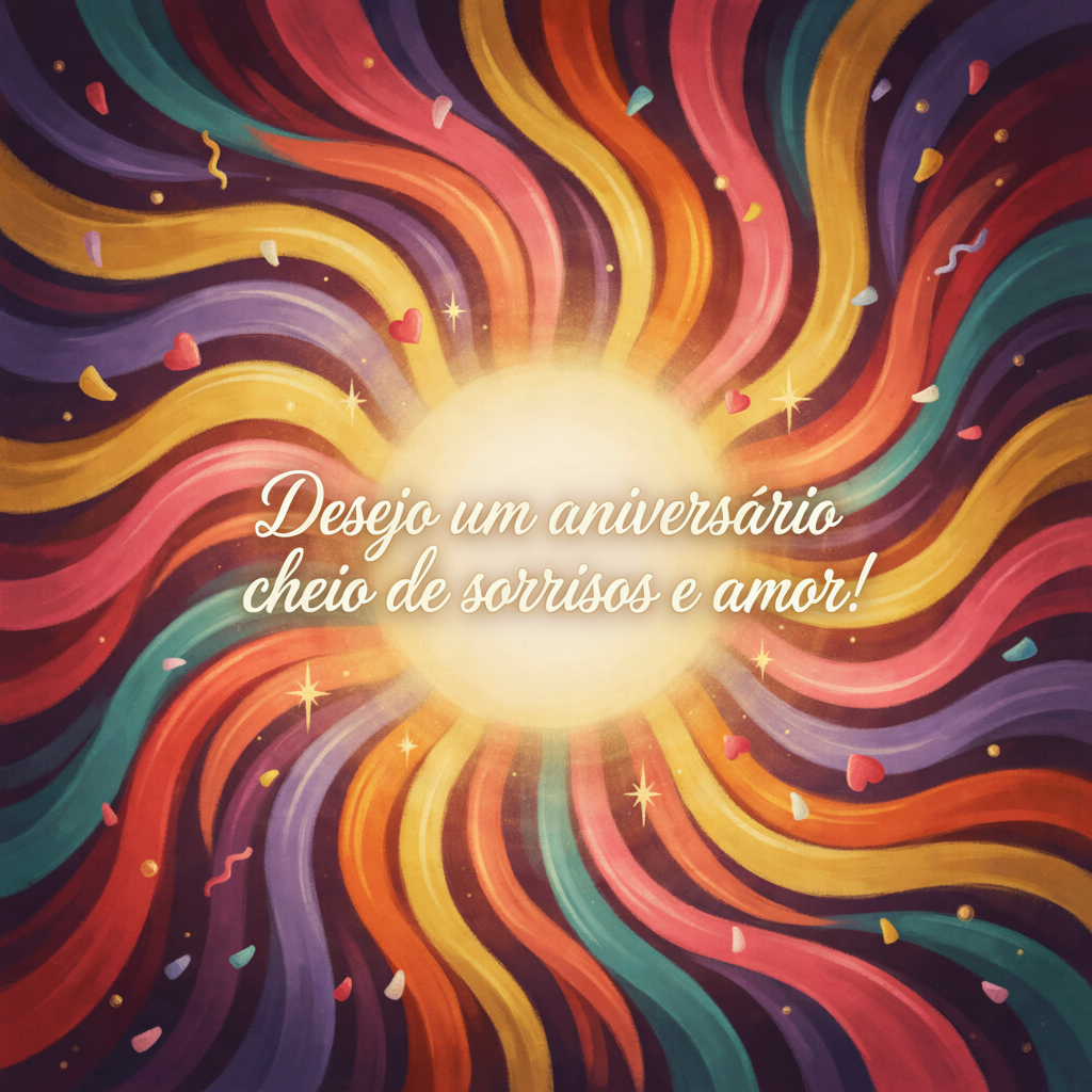 Que seu aniversário seja repleto de alegria e momentos inesquecíveis. Feliz aniversário!
