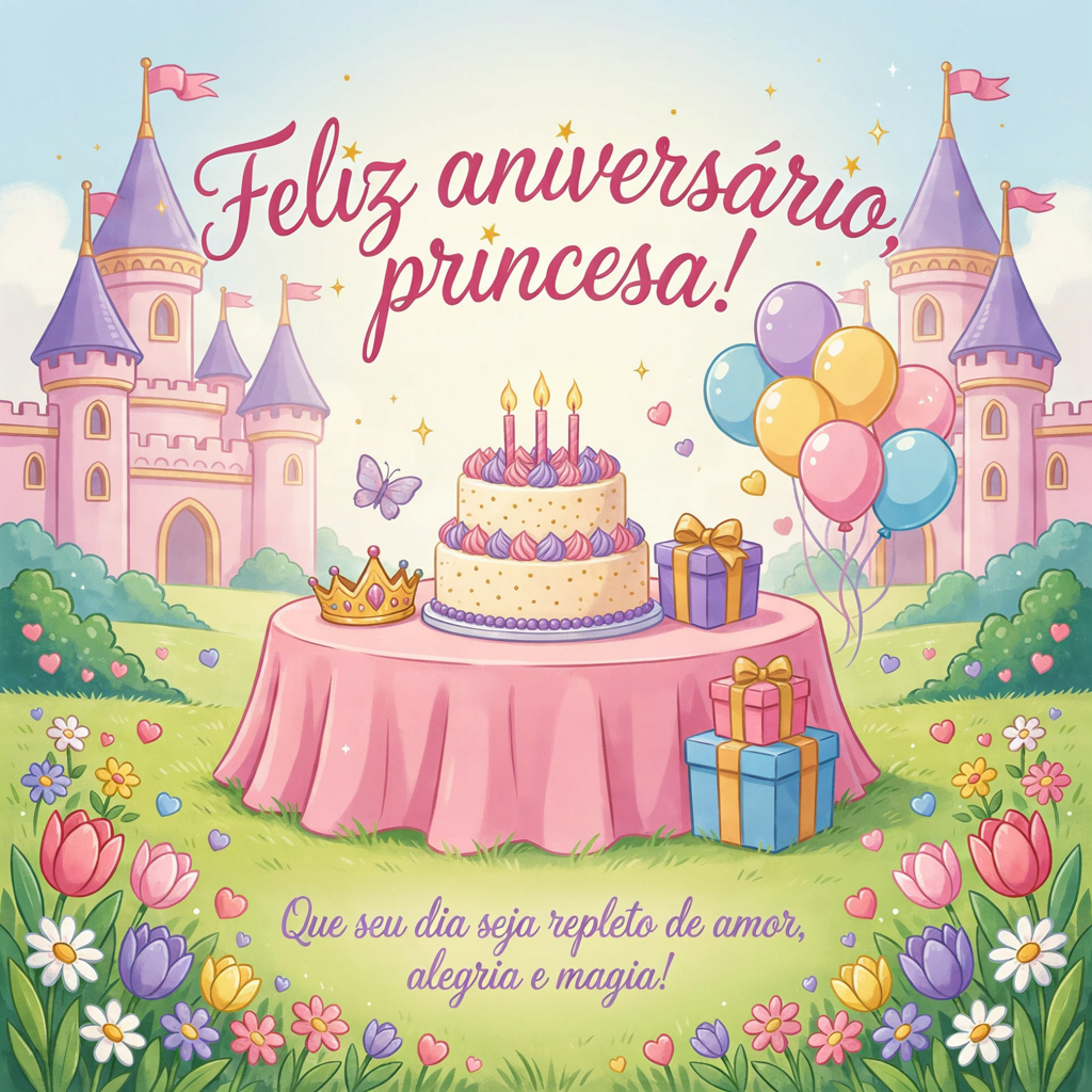 Feliz Aniversário Princesa