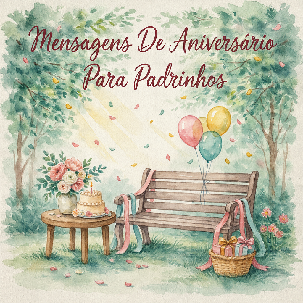Padrinho, sua presença ilumina nossos corações sempre!