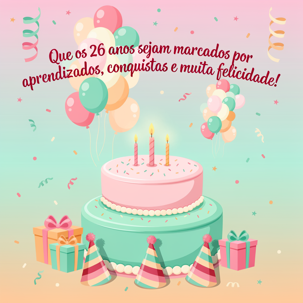 De repente 26 anos texto