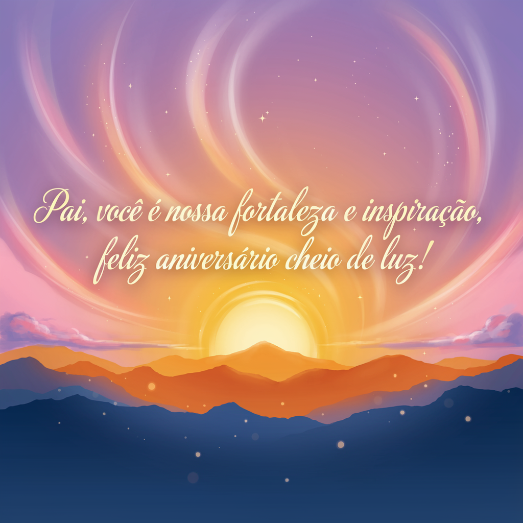 Feliz Aniversário Pai WhatsApp