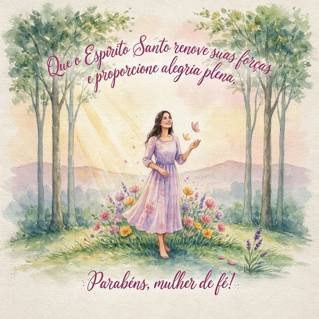 Parabéns, guerreira de Deus! Que a presença do Senhor continue te fortalecendo e guiando seus passos hoje e sempre.