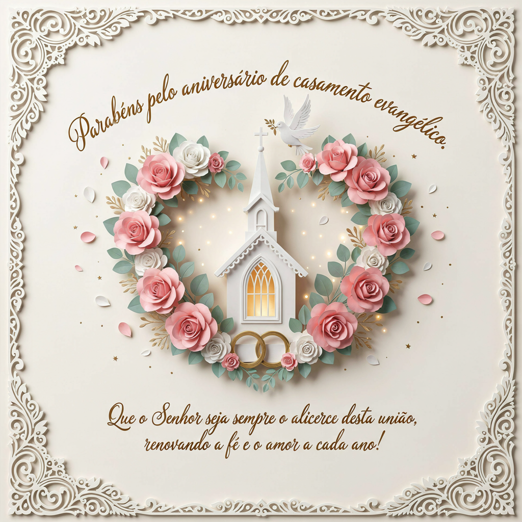 Celebrem o amor que cresce a cada dia.