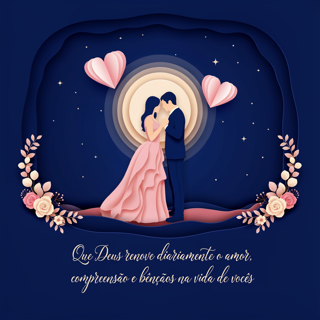 Parabéns pelo aniversário de casamento de vocês
