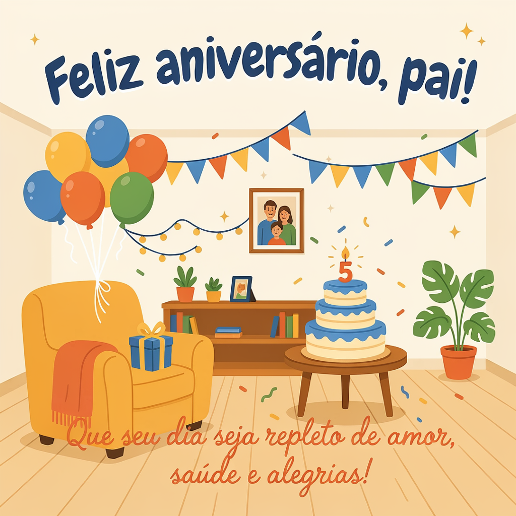 Feliz Aniversário Pai