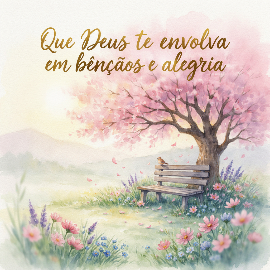 Que Deus te abençoe com amor, saúde e paz neste novo ano de vida.
