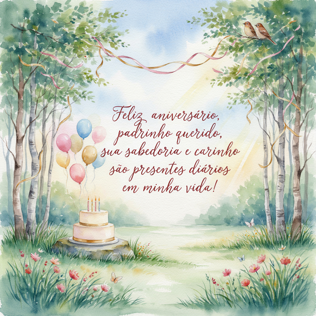 Mensagens De Aniversário Para Padrinhos