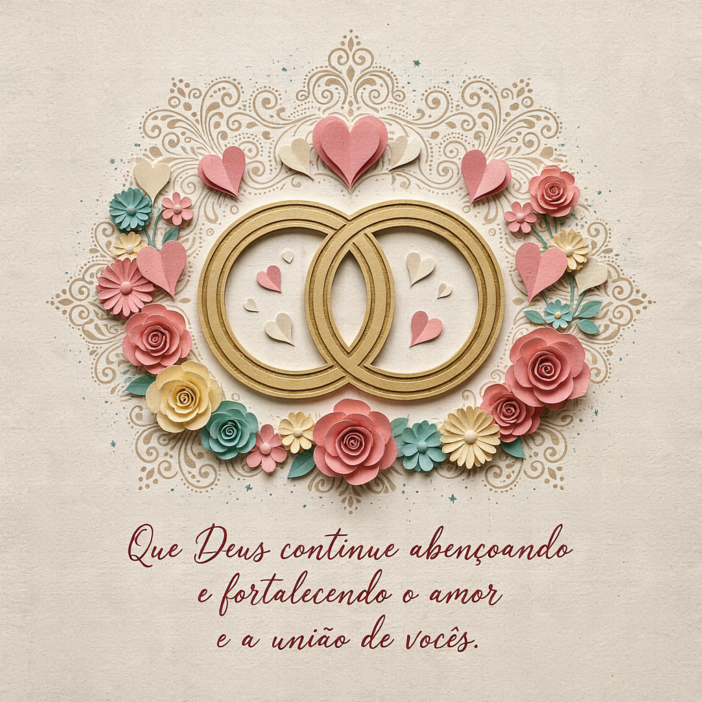 Parabéns pelo aniversário de casamento evangélico
