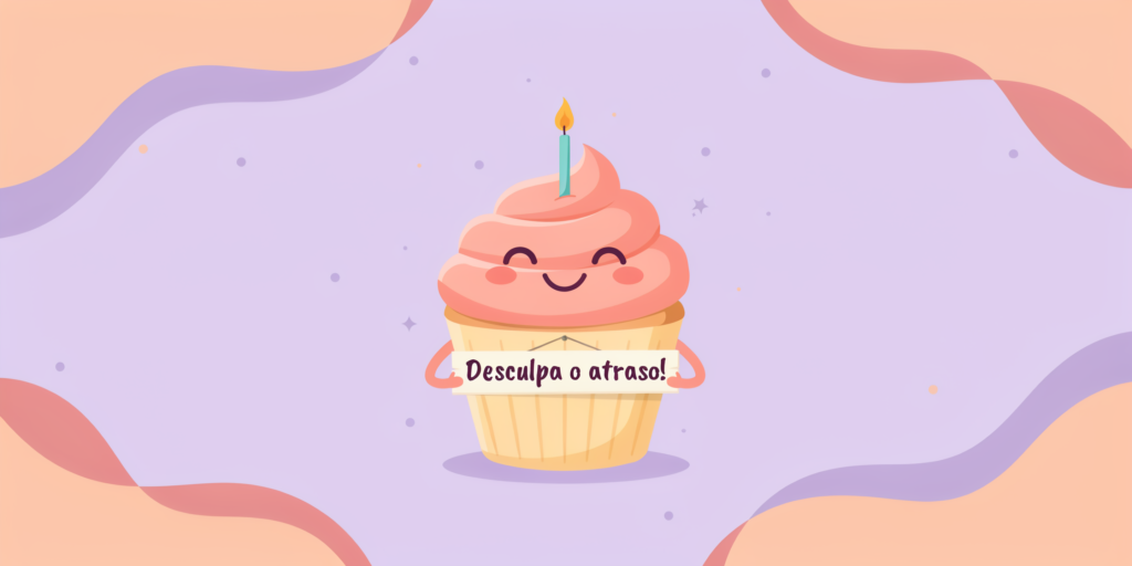 Mensagem de Aniversário Atrasado para Amiga
