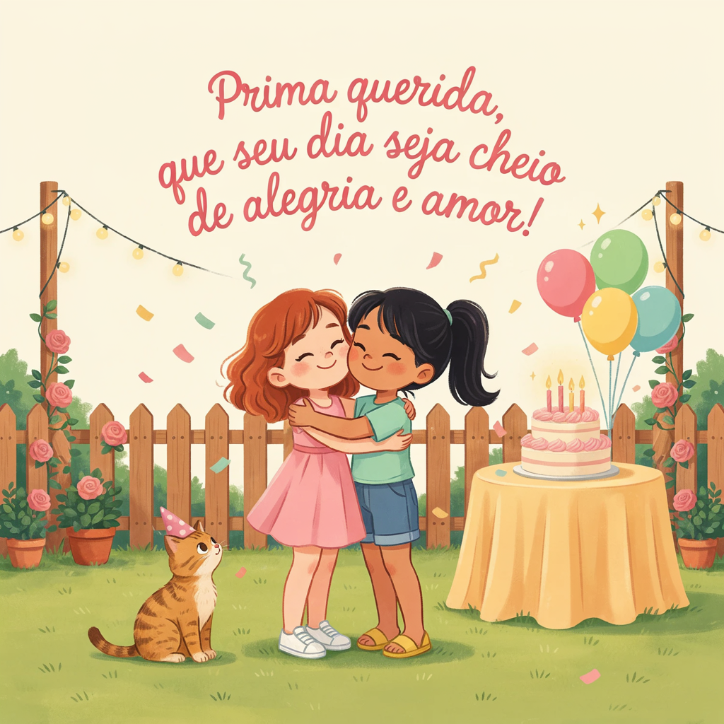 Texto Parabéns Prima ❤