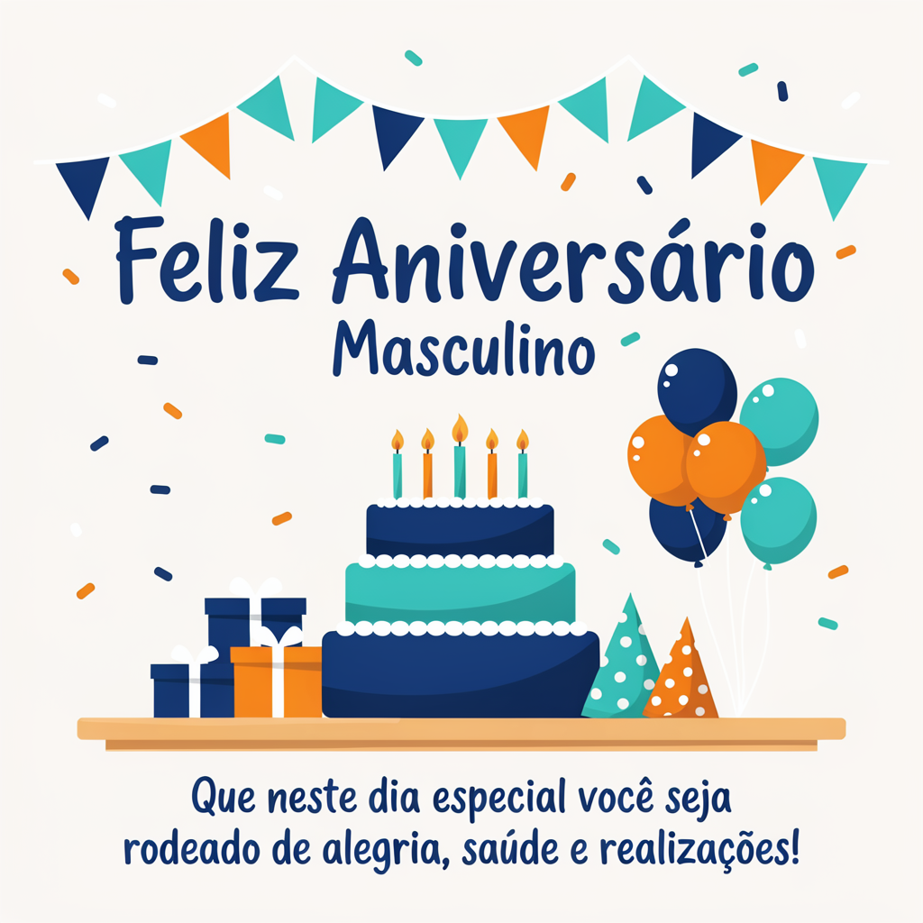 Parabéns! Que seu ano seja cheio de vitórias!