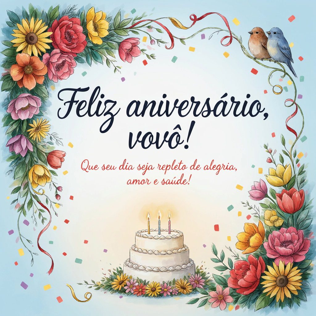 Feliz Aniversário Vovô