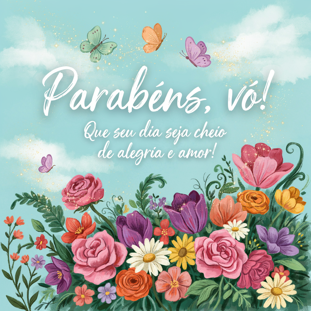 Frases de Aniversário para Avó Curtas