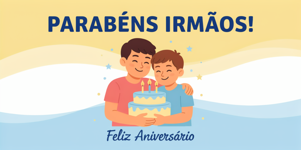 Mensagem de Aniversário Irmão Para Irmão