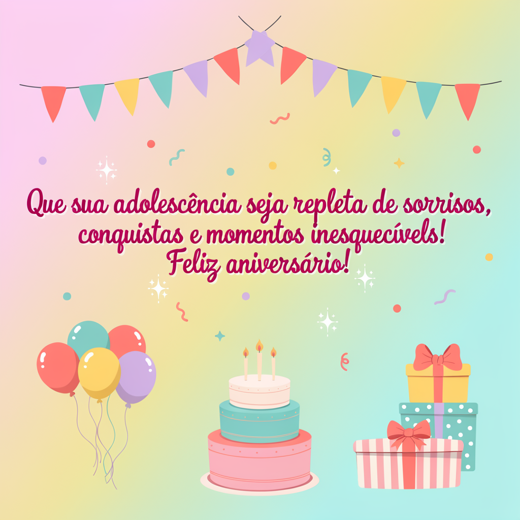 Celebre seus 15 anos com alegria e sonhos!