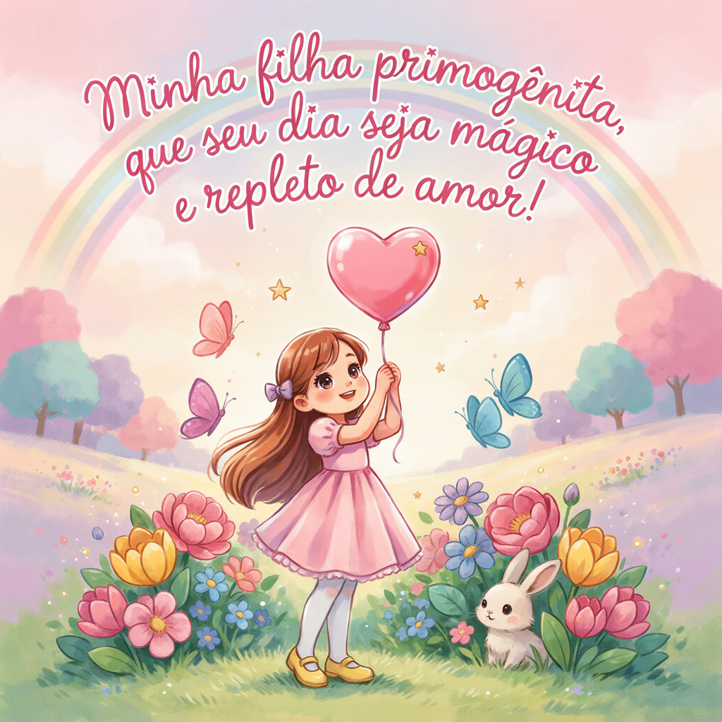 Mensagem de Aniversário para Filha Primogênita