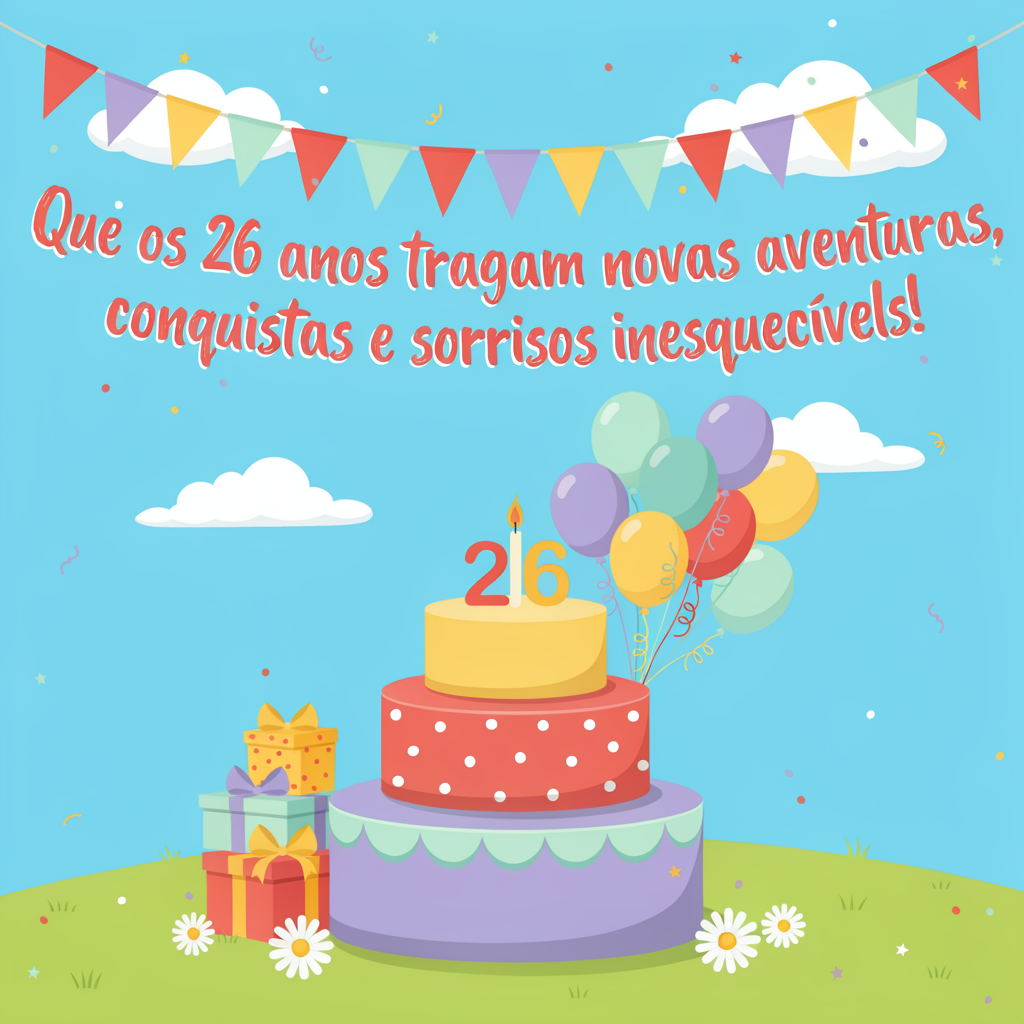 Bem vindo 26 anos